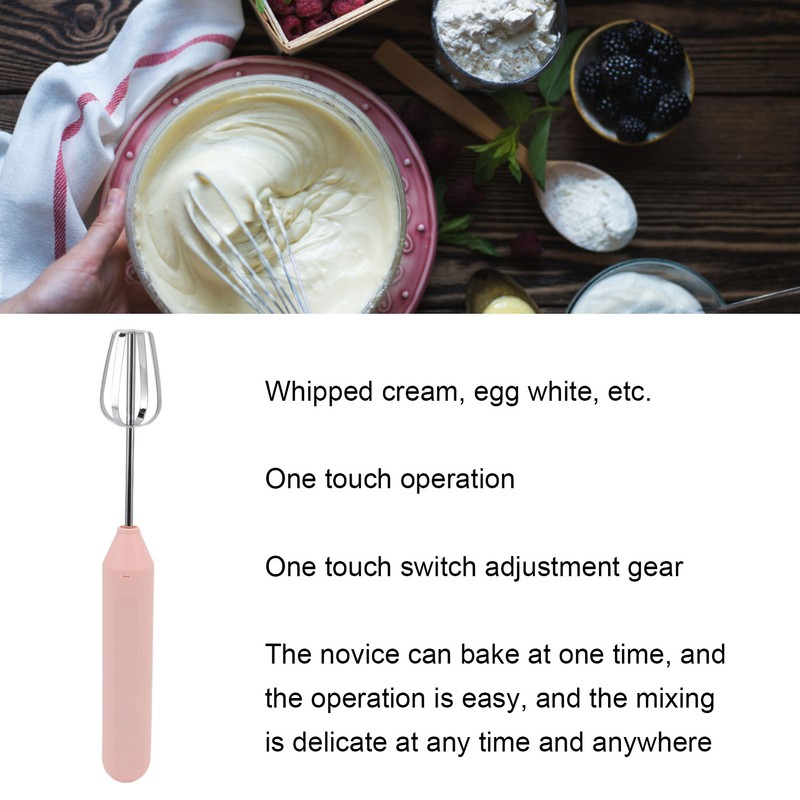 Electric Handheld Egg Beater Electric Milk Frother Coffee Blender Milkshake