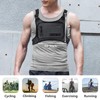 KINGSLONG Chest Bag Lightweight Chest Pack, Water Resistant Running Pack