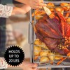 P&P CHEF 16" Roaster Roasting Pan with Baking Rack and