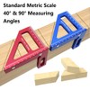 3D Multi-Angle Measuring Ruler, 45 90 Degree Aluminum Alloy Woodworking