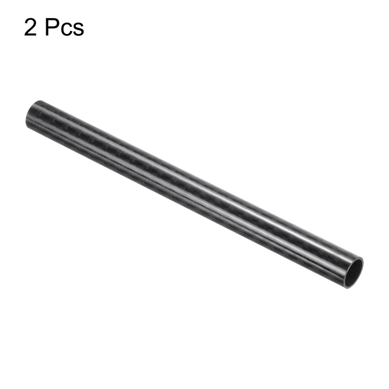 QUARKZMAN Pack of 2 Carbon Fibre Tubes, 12 x 14