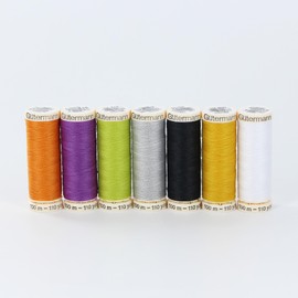 GUTERMANN, Sew-All Thread, 7-Spool Value Pack,%100 Premium Quality, 110yds/100m