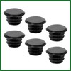 Motoforti 6pcs Bike Handlebar Bar Plastic End Plugs Caps Locking