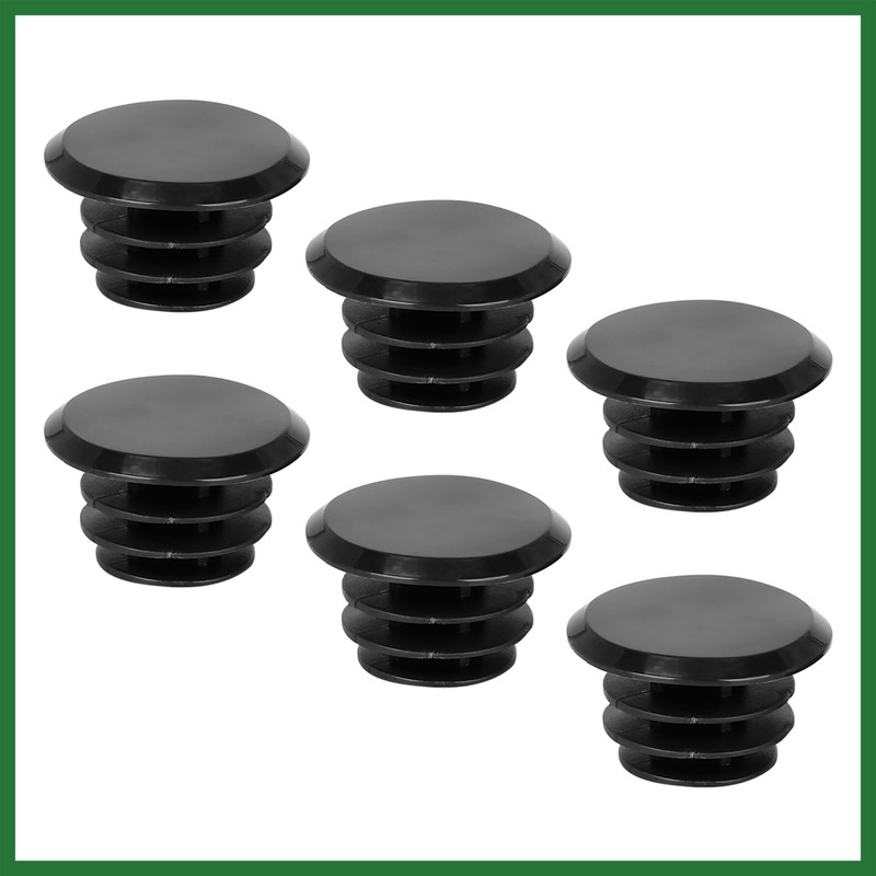 Motoforti 6pcs Bike Handlebar Bar Plastic End Plugs Caps Locking
