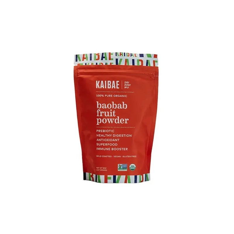 Kaibae Baobab Polvo Orgánico Prebiótico Organic Prebiotic Powder, 8 oz