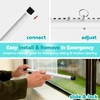 Window Security Bars, 18"-51" Adjustable Window Bars Security Inside, Burglar