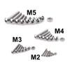 WINGONEER 230Pcs M2 304 Stainless Steel Allen Hex Drive Button