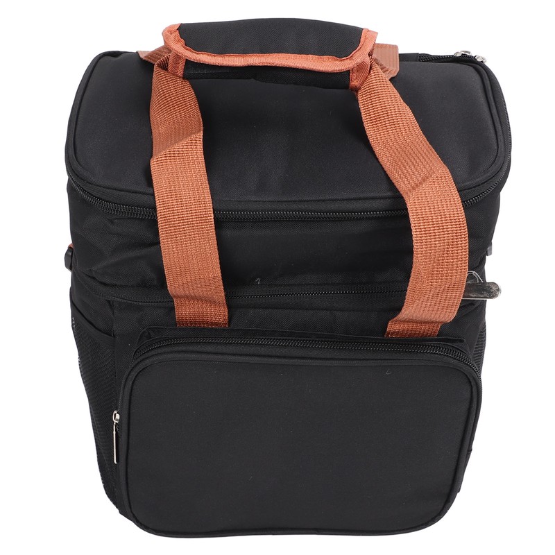 Lunch Bag 2 Deck Messenger Large Capacity Waterproof Leakage Proof