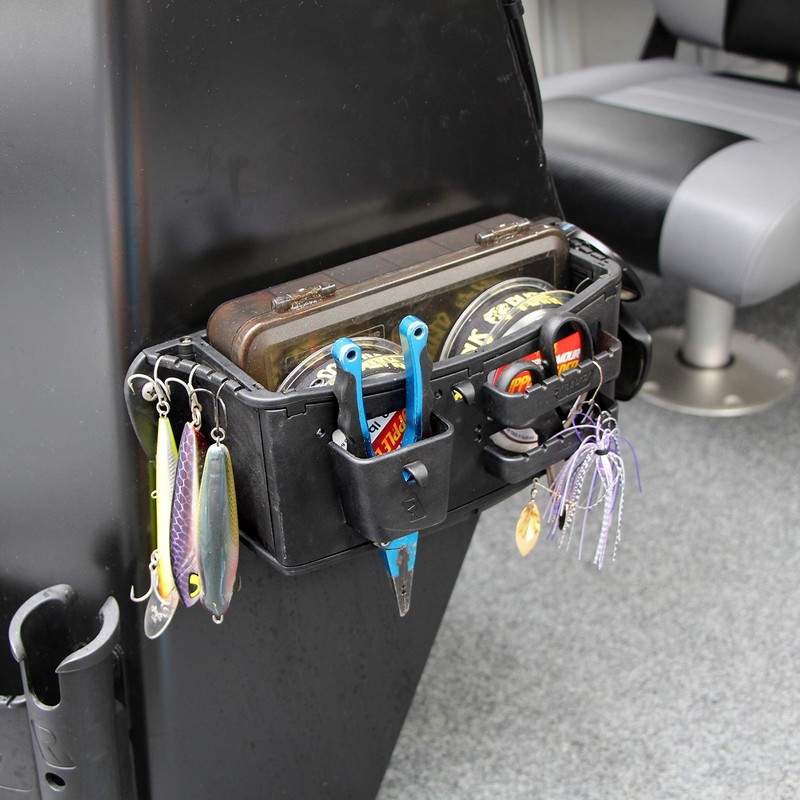 RAILBLAZA Unisex Adult ND-255 Tackle Caddy Console Mount, Black, Standard