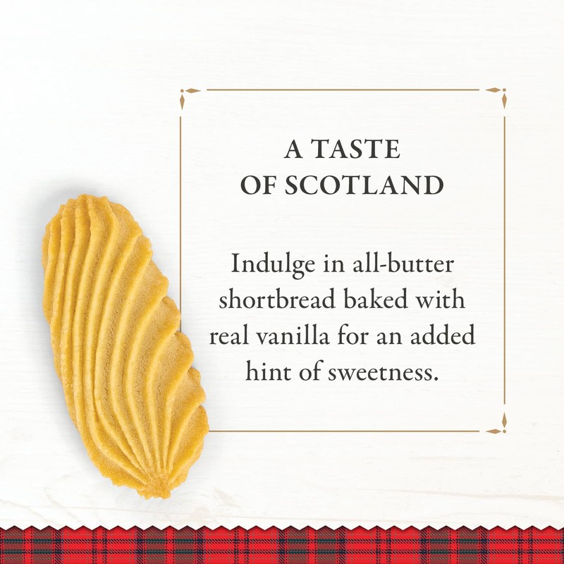 Walker's Shortbread Vanilla Cookies, All-Butter Shortbread Cookies, 5.3 Oz Box
