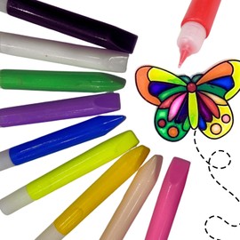 Suncatcher Paint - 10 Suncatcher Paint Pens Stained Glass Paint Window Art Paint Suncatcher Craft Paint for Sun Catchers Transparent Paint Sun Paint Catcher Suncatcher Paints Suncatcher Paints