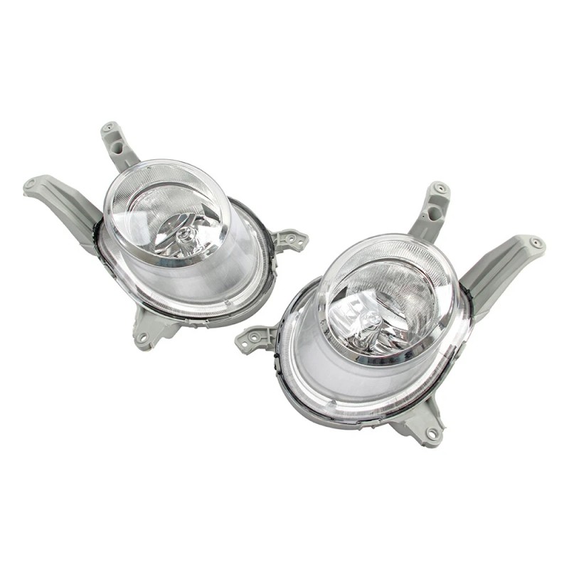 Cahuczlhoz Pair Fog Lamp W/Bezel Kit LH+RH For 2013-2016 Hyundai