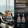 RoyAroma 2 Pack Hanging Car Air Freshener | Long Lasting