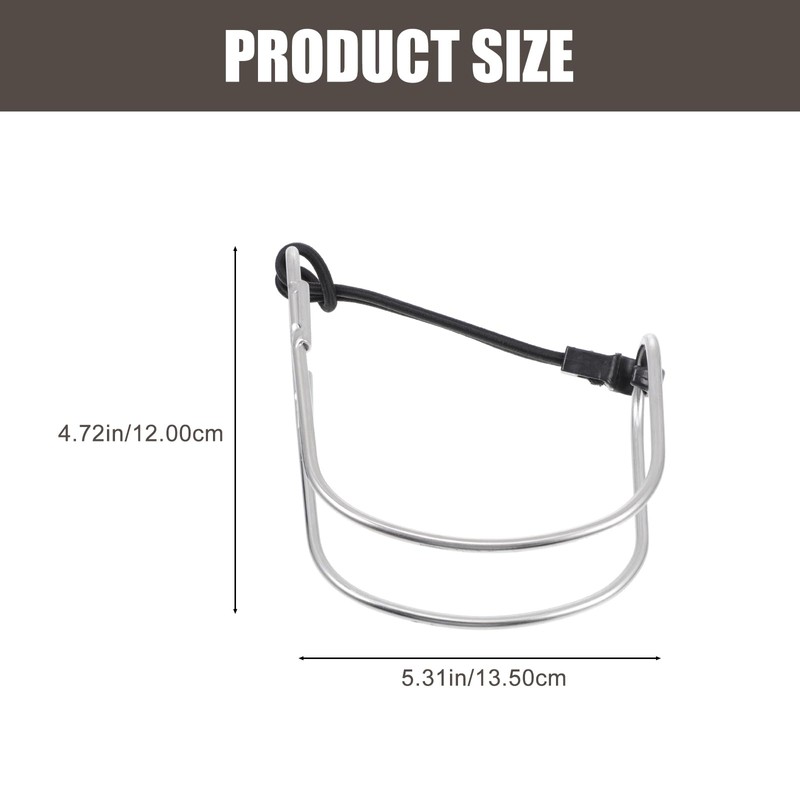 ifundom Stainless Steel Ring Holder Yacht Lifebuoy Holder Boat Lifebuoy