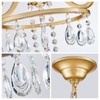 WUZUPS Candle Chandelier 3-Light Pendant Ceiling Light Modern Lighting Fixture
