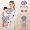 Mumgaroo Baby Sling, Adjustable Baby Sling Carrier with Thick Shoulder