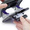 Rapesco X5-30ps Less Effort 2 Hole Punch, 30 Sheets, Black/Purple