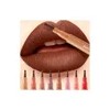 Delineador De Labios Mate Y Pintalabios Con Punta Redonda.