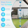 giole 13.4FT Rain Chain, Hummingbird Rain Chains for Outside, Copper
