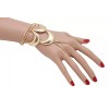 Unbranded Women Wrist Bracelet Jewelry Gold Metal Hand Chain Ring
