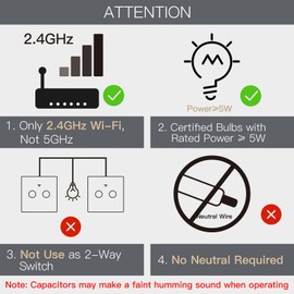 MOES Smart Alexa WiFi Light Switch Touch RF433 No Neutral Conductor Required, Wifi Wireless Smart Home Switch Works with Smart Life/Tuya App, Alexa and Google Home, Capacitor Required