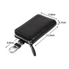 Four Pary Smart Key Case, Genuine Leather, Compatible with Large