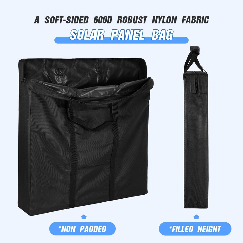 Rilime Solar Panel Storage Bag Compatible with Jackery Solars Panel