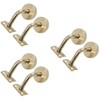 DOITOOL 6pcs Stair Handrail Bracket Wall Rail Bracket Pipe Rack
