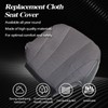 SecosAutoparts Driver Side Bottom Replacement Cloth Seat Cover Dark Gray