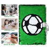 DOITOOL Football Pattern Journal Notebook Lock Diary Diary Notebook Lock