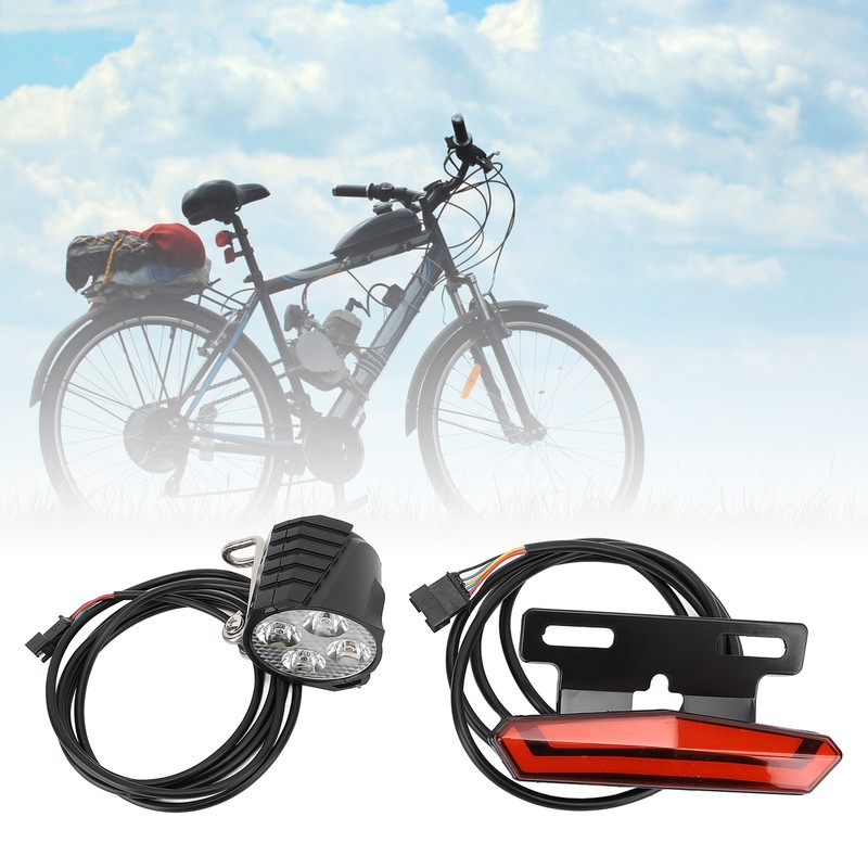 24‑48V Electric Bike Front Brake Rear Light LED High Brightness