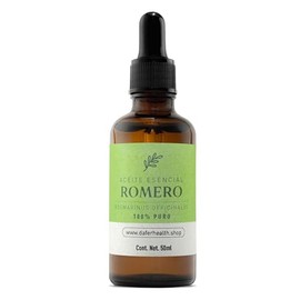 Aceite Esencial 100% Puro y Natural - Diferentes Aromas y Tamaños - Utilizados para Masajes, Aromaterapia y Creacion de Cosméticos (50 Ml, Romero)