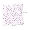 Gatuida 8 Sheets Purple Floral Cotton Fabric for DIY Sewing