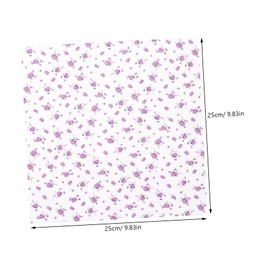 Gatuida 8 Sheets Purple Floral Cotton Fabric for DIY Sewing Crafting and Scrapbooking Versatile Material for Quilting Bag Making and Creative Projects