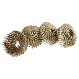 raseparter 7200 Roofing Nails Wire Finishing Coils 1-1/4 inch Smooth Handle 15 degrees Electric Galvanized