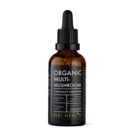 KIKI Health - Organic Multi-Mushroom Extract Tincture - 8 Mushroom Blend for Immune Support, Cognitive Clarity & Stress Resilience - Full-Spectrum Fruit Bodies & Sclerotium - 50ml