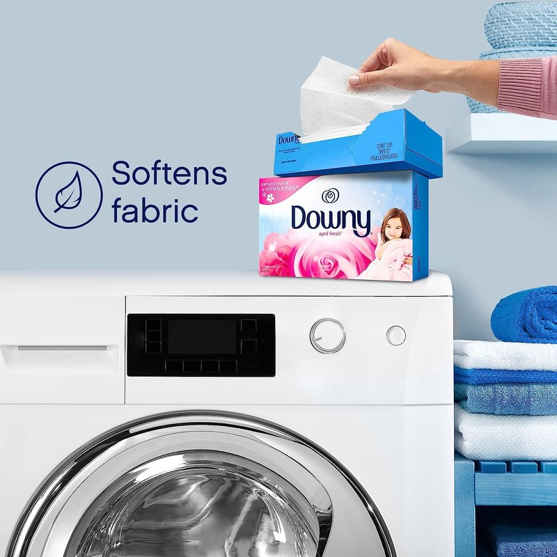 Downy Dryer Sheets Laundry Fabric Softener, April Fresh, 240 count