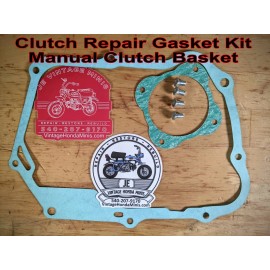 Unbranded Clutch - Service Gasket Kit - Manual Hand Clutch - Honda CT70H SL70 XL70 CL70