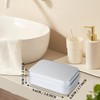 2-Pack Soap Dish With Lid Aluminum Soap Holder, 3 IN