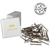 HAARallerliebst 50 Mini Bobby Pins Brown 3.4 cm Small in