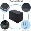 Otdorpatio Project Box IP65 Waterproof Junction Box ABS Plastic Black