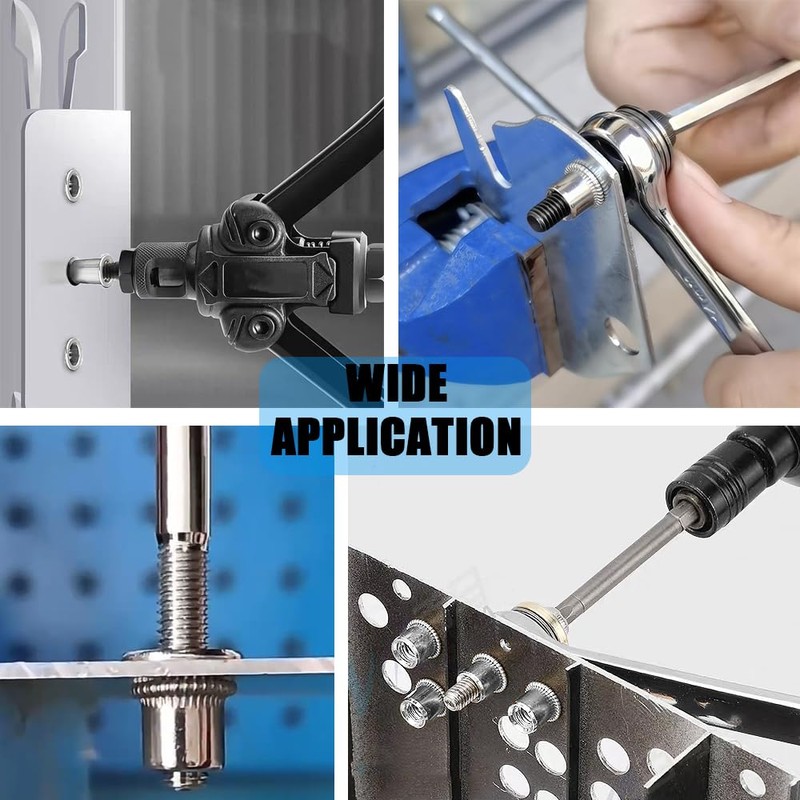 WeqeYent 120 Pcs M10 M8 M6 M5 M4 M3 Stainless
