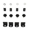 16PCS Saddle Bag Locks Mounting Screws Theft Deterrent Hardware Bolt
