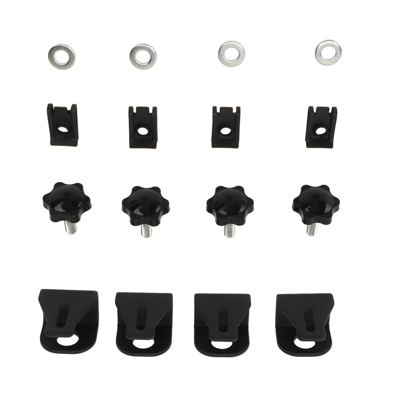 16PCS Saddle Bag Locks Mounting Screws Theft Deterrent Hardware Bolt