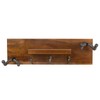 keepdrum GS039a Double Guitar Wall Mount Wooden Wall Mount for