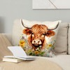 VLYX Highland Cow Cushion Covers, Highland Cow Decorations, Scottish Gift