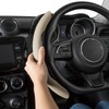 Bonform 6930-15BE Steering Wheel Cover, QK Dimple Leather, Easy to