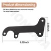 2 Pack Tail Light Brackets Compatible with Fo-rd F100 Pickup