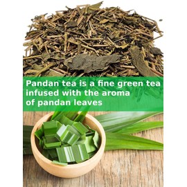TAOindustry Pandan Tea 4oz Green Tea Infused with the aroma of pandan leaves - Tra Dua Th...