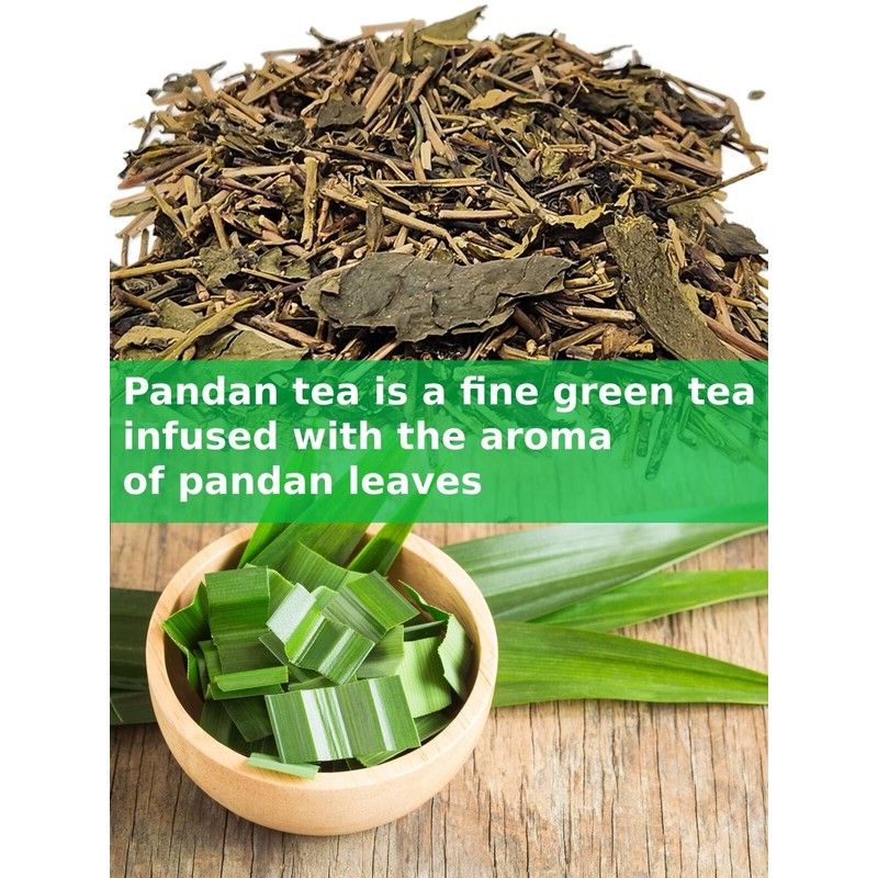 TAOindustry Pandan Tea 4oz Green Tea Infused with the aroma